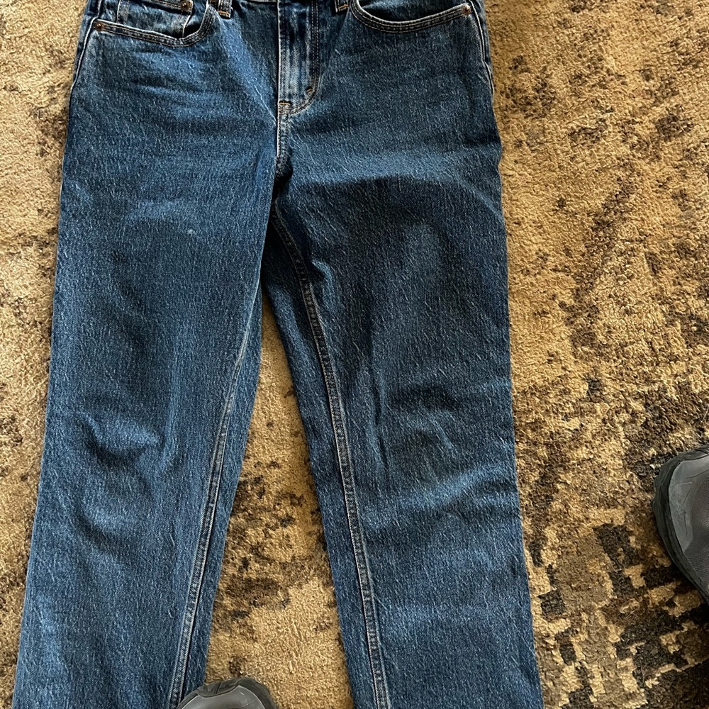 Abercrombie & Fitch Dark Blue Boyfriend Jeans